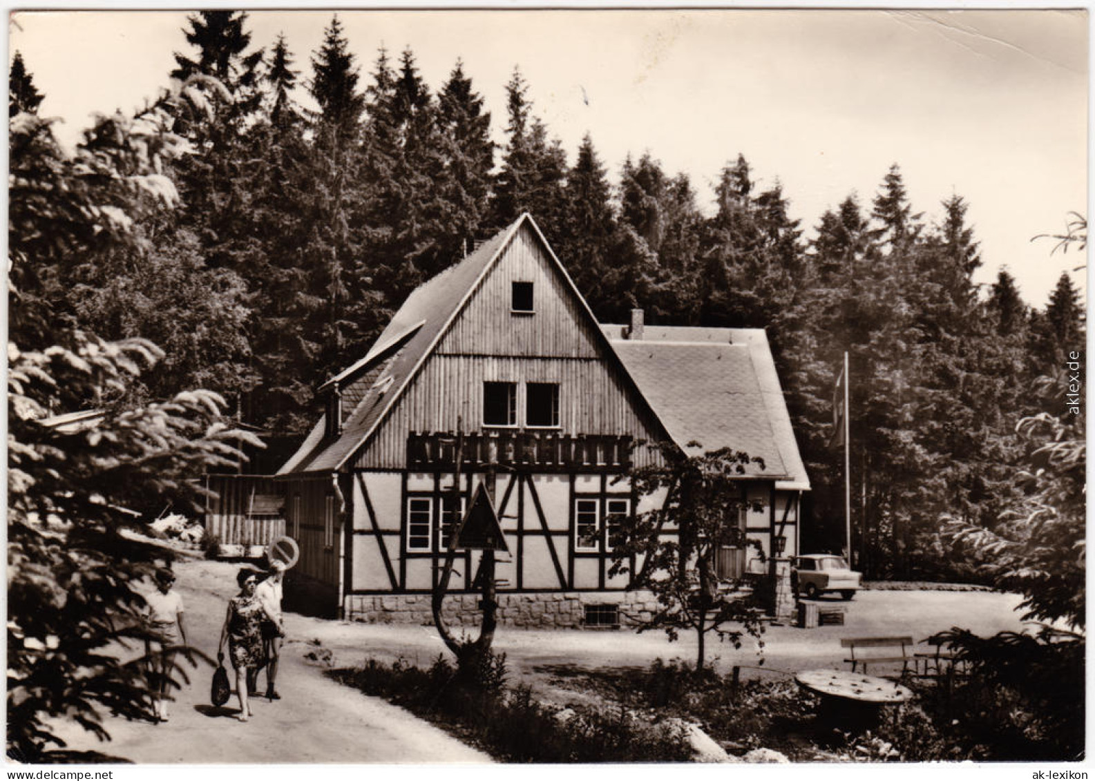 Eibenstock Konsum-Gaststätte "Köhlerhütte" An Der Talsperre Friedens 1970 - Eibenstock