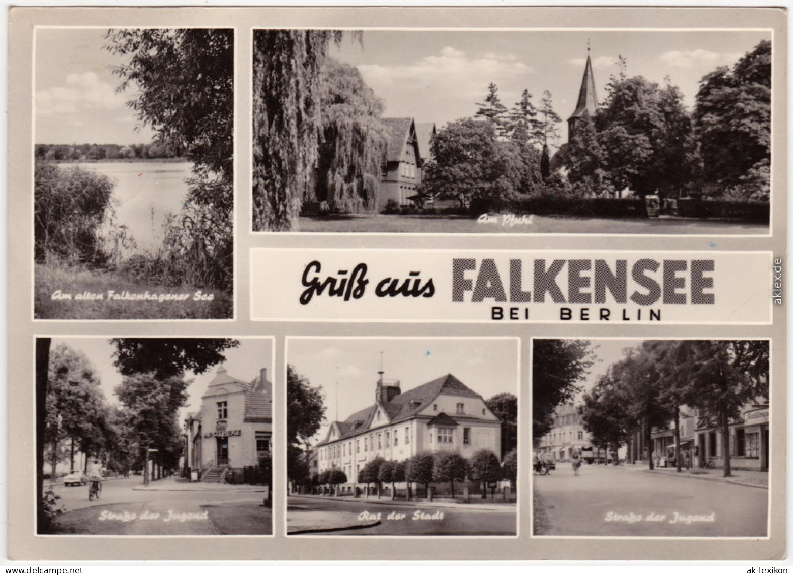 Falkensee  Falkenhagener See, Am Pfuhl, Rat Der Stadt, Straße Der Jugend 1968 - Falkensee