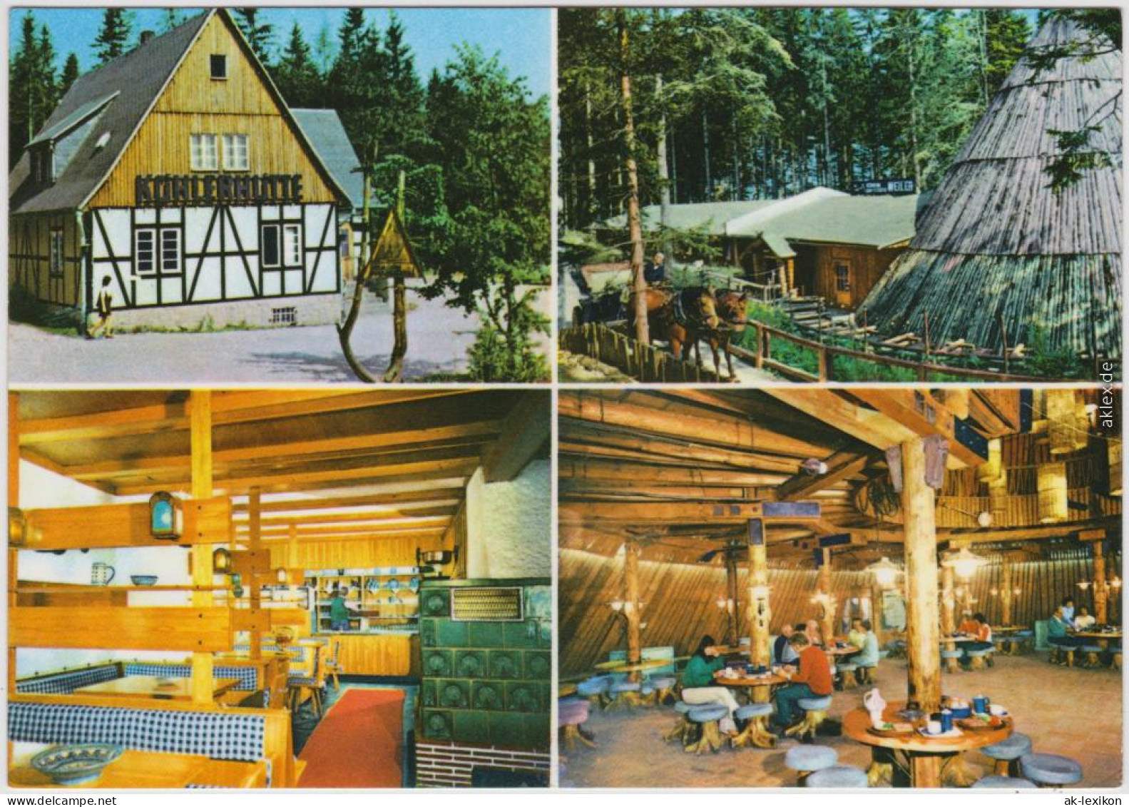 Sosa (Erzgebirge)-Eibenstock Gaststätten "Köhlerhütte" Und "Meiler" 1975 - Eibenstock