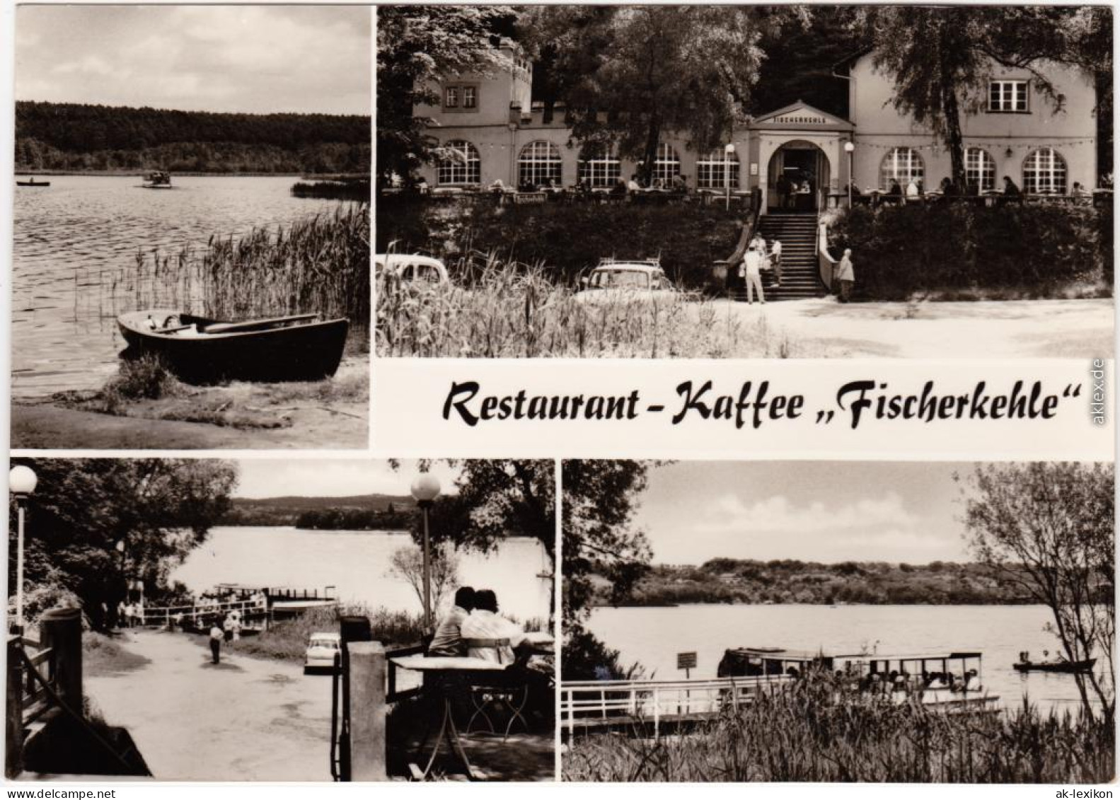 Bad Saarow Scharmützelsee, Restaurant-Kaffee "Fischerkehle" 1975  - Bad Saarow