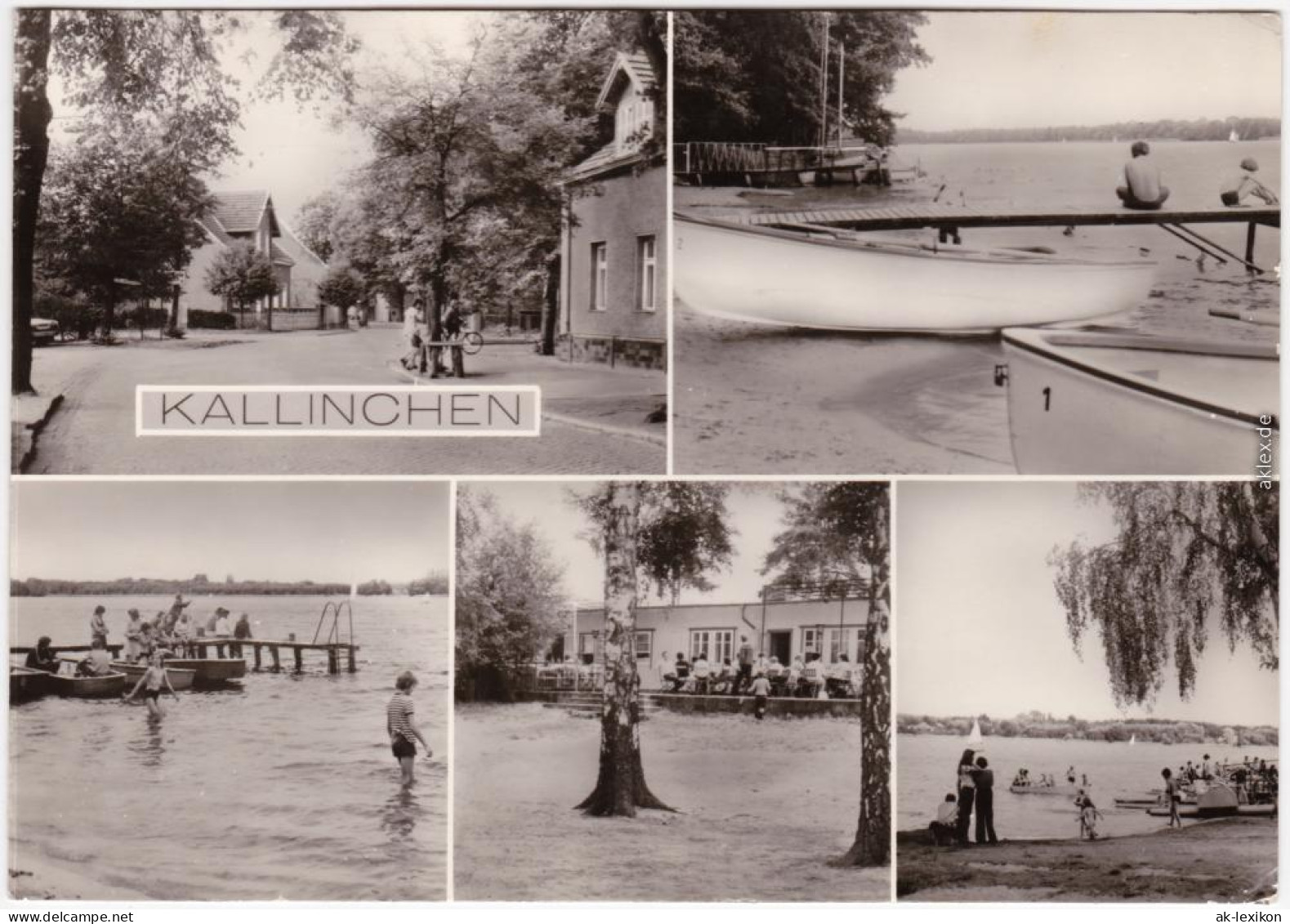 Kallinchen Zossen Badesee, Belebt Foto Ansichtskarte  1979 - Zossen