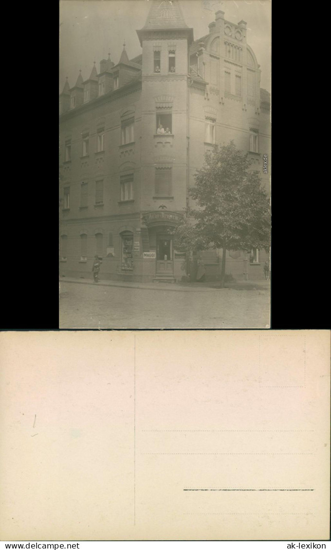 Foto  Adler Apotheke, Maggi Persil Breslau?? 1918 Privatfoto  - To Identify