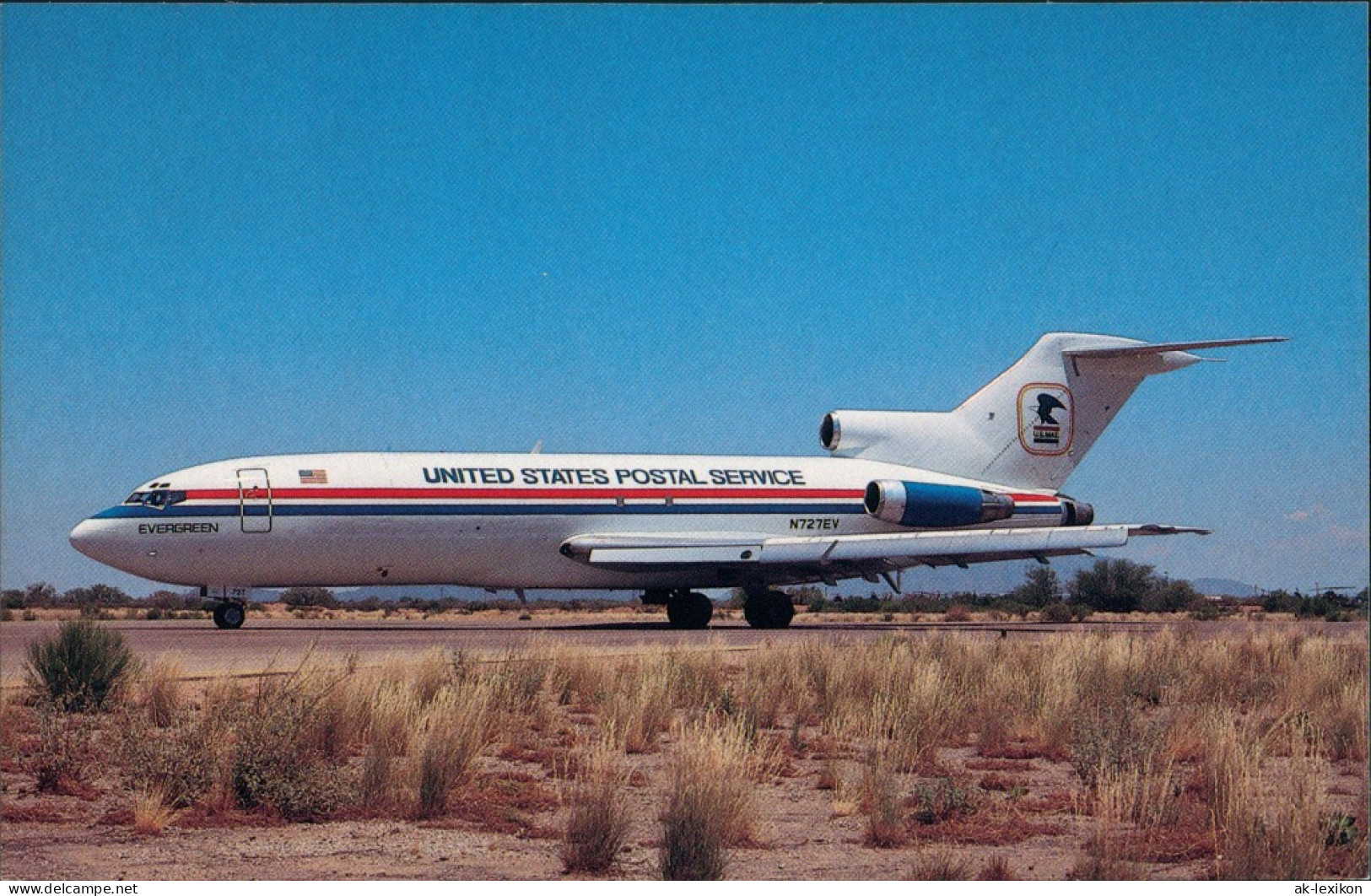 Flugzeug "Evergreen/United States Postal Service" - Boeing 727-27F  1987 - 1946-....: Ere Moderne