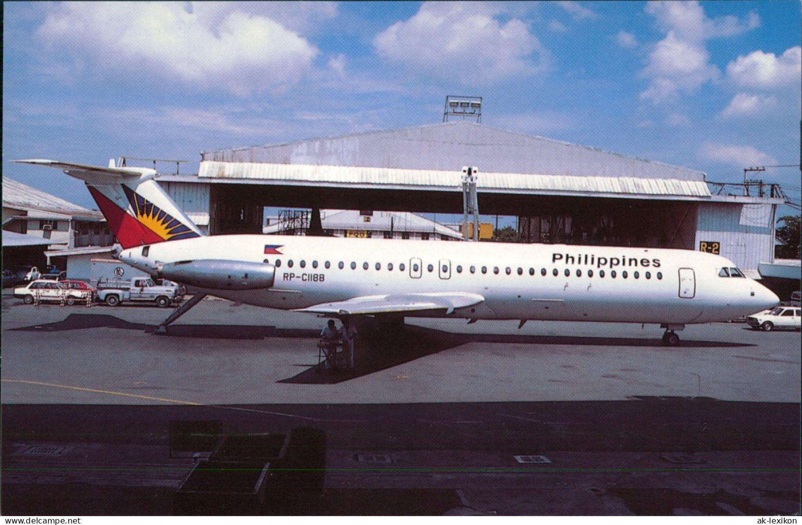 City Of Manila Flugzeug British Aerospace BAe One-Eleven 501EX Flughafen 1986 - Filipinas