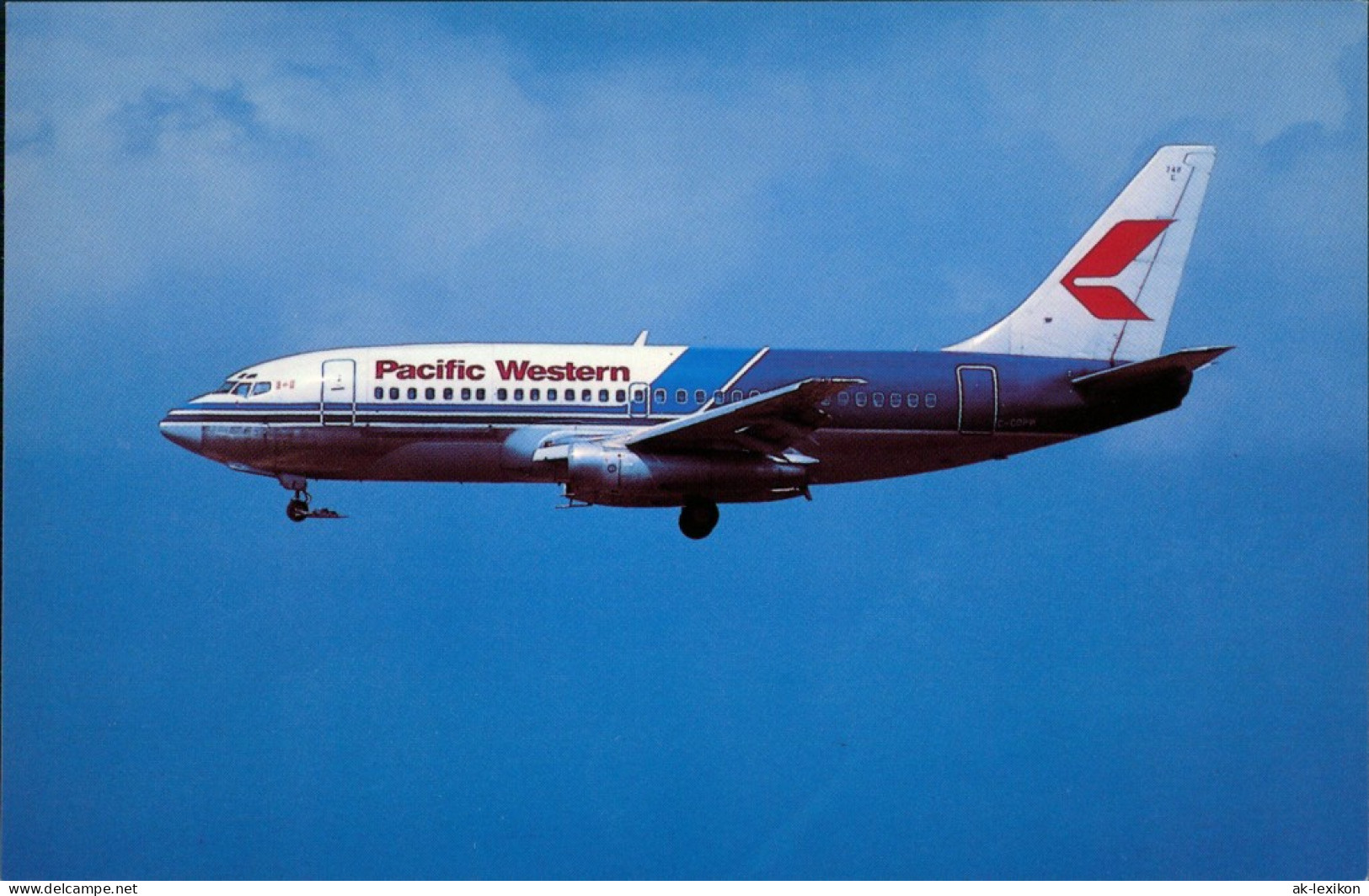 Vancouver Flugzeug - Boeing 737-275C Advanced Pacific Western Airlines 1986 - Vancouver