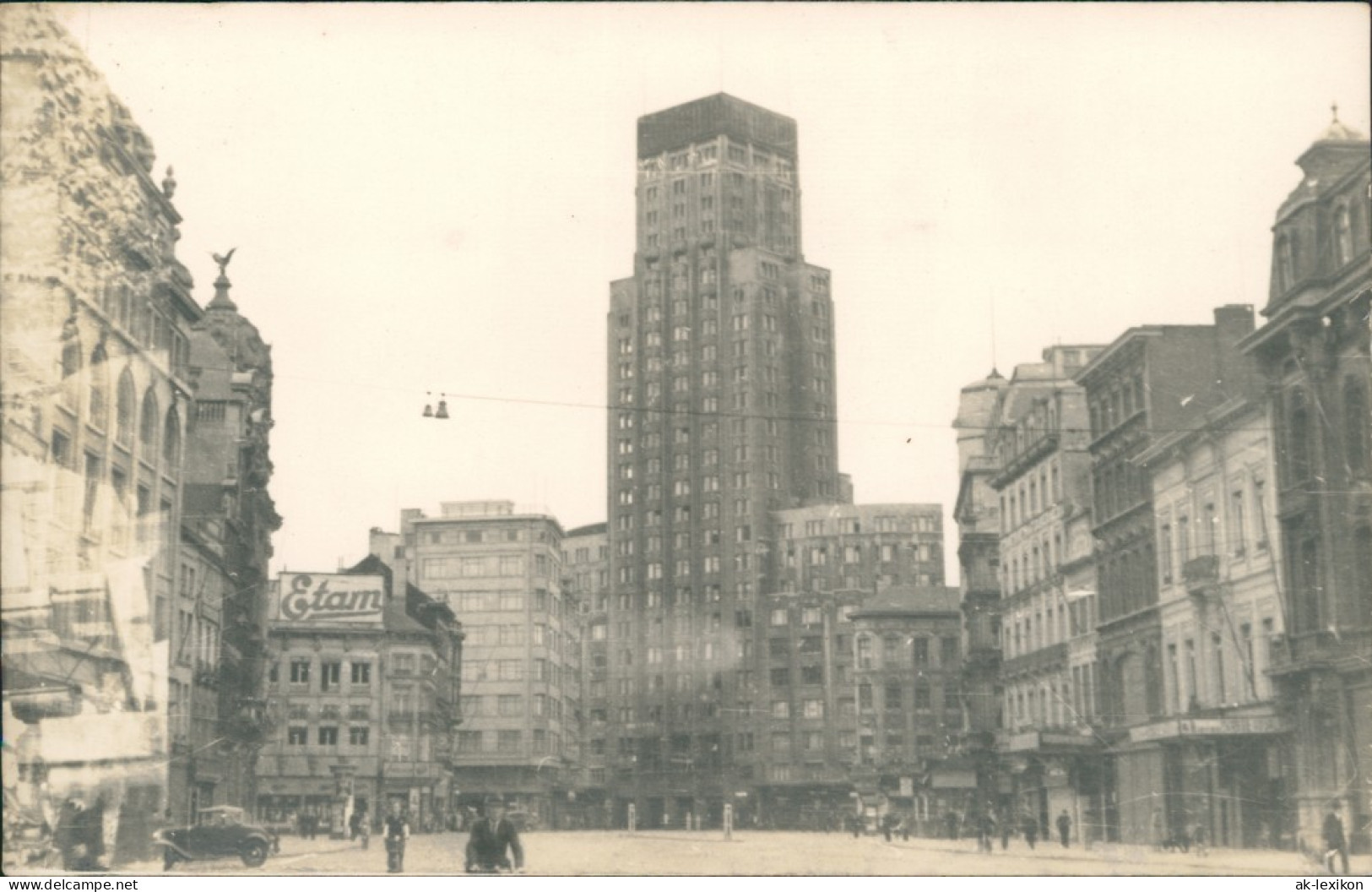 Antwerpen Anvers Meir Square, Torengebouwen/Bauernturm 1920 Privatfoto  - Other & Unclassified