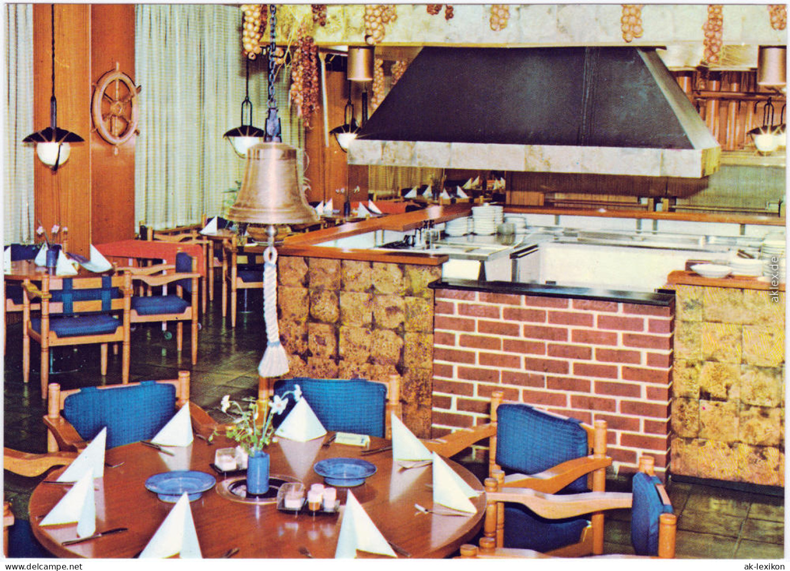 Ansichtskarte Rostock Hotel "Neptun" Restaurant "Seemannskrug" 1982 - Rostock