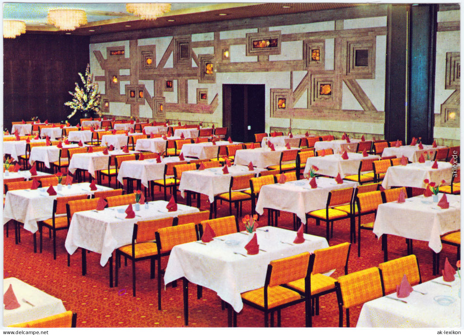 Ansichtskarte Rostock Hotel "Neptun" Bernsteinsaal 1977 - Rostock