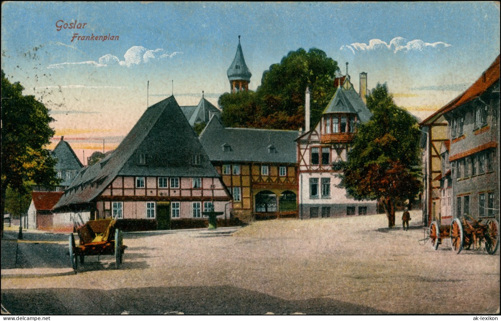 Ansichtskarte Goslar Frankenplan 1921 - Goslar