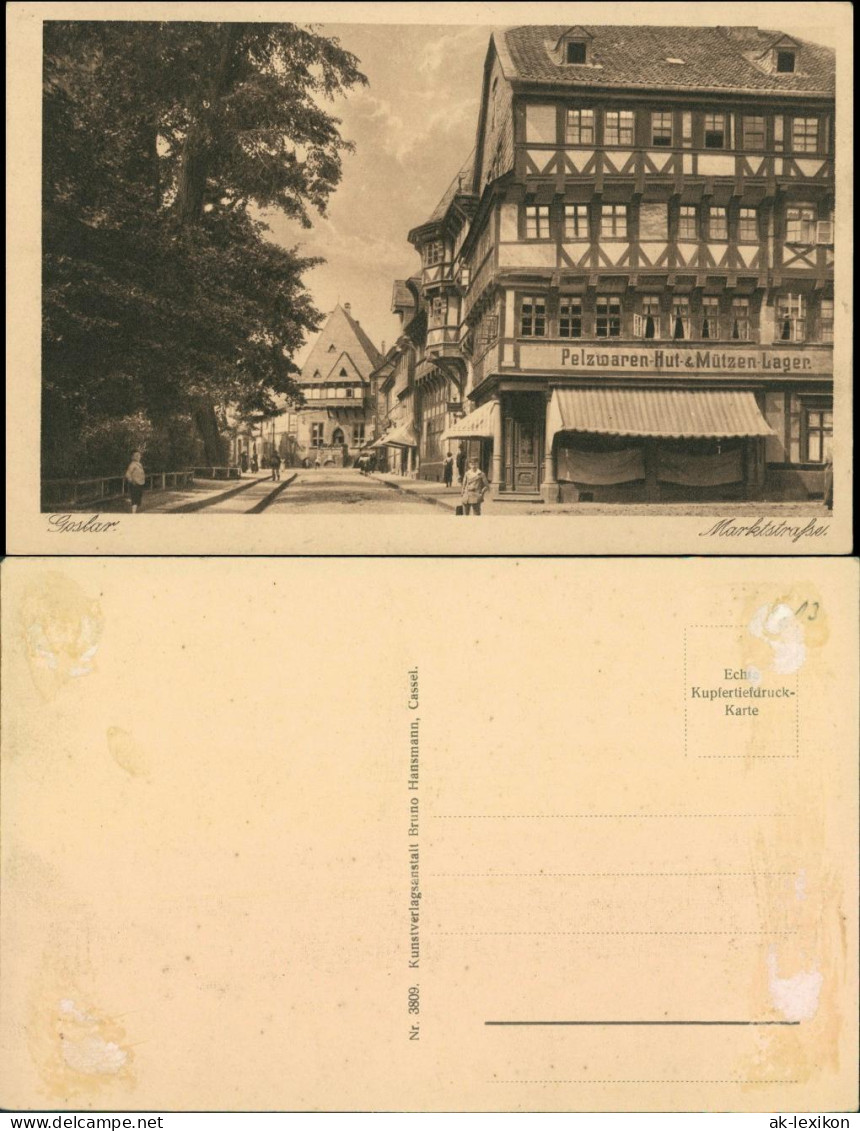 Ansichtskarte Goslar Marktstraße 1917 - Goslar