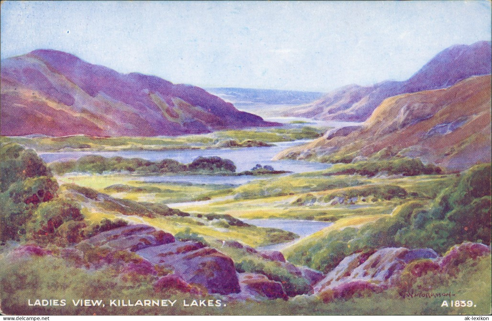 Postcard Killarney Ladies View, Killarney Lakes Nationalpark 1950 - Autres & Non Classés