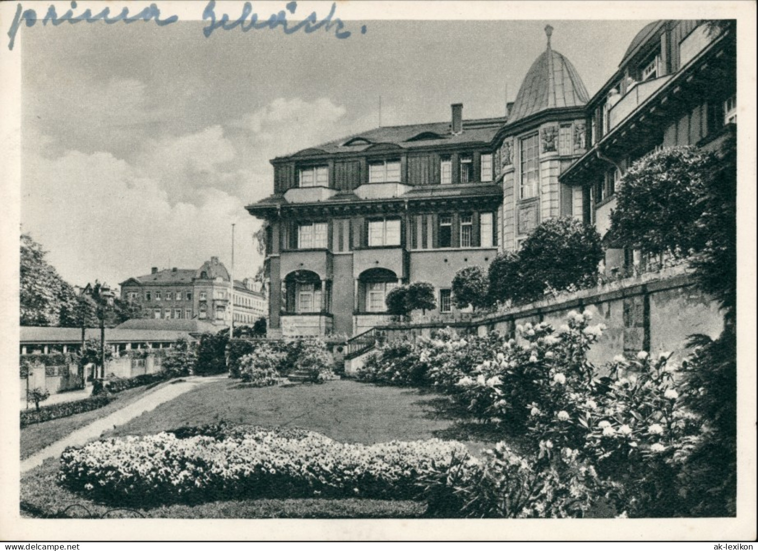 Ansichtskarte Weißer Hirsch-Dresden Sanatorium Dr. Lahmann Haus Urvasi 1939  - Dresden
