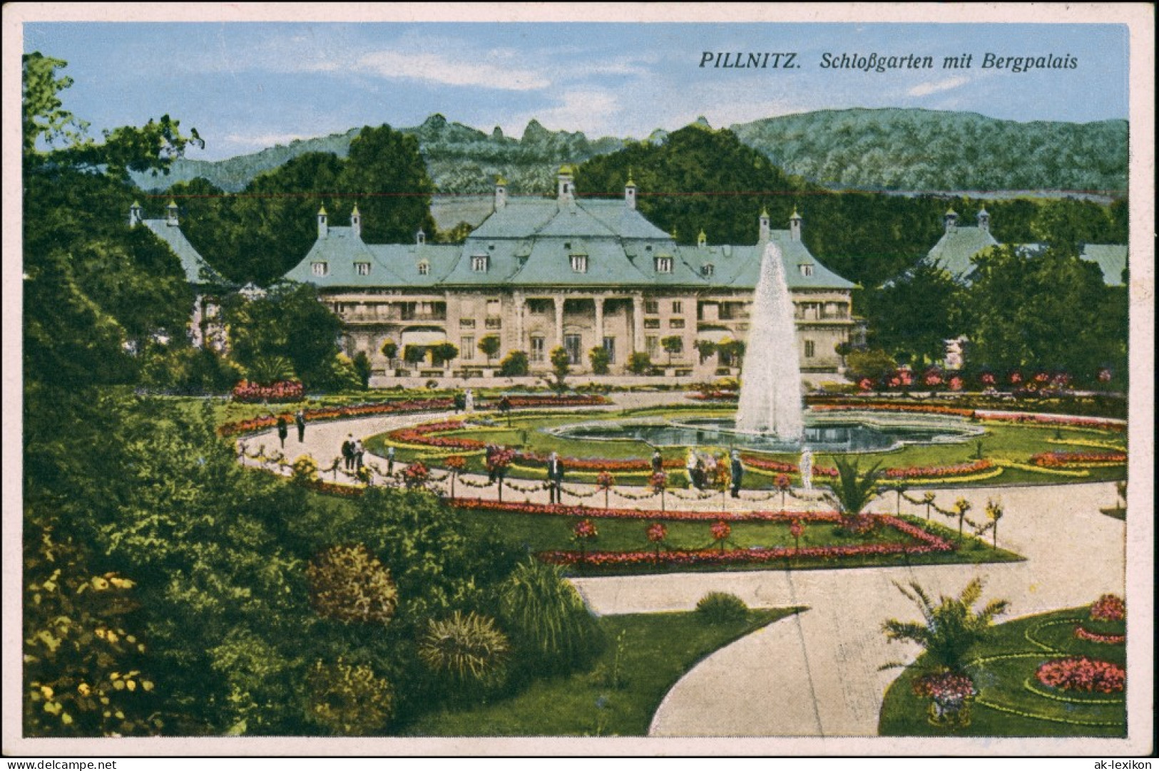 Ansichtskarte Pillnitz Partie Am Schloß 1928  - Pillnitz
