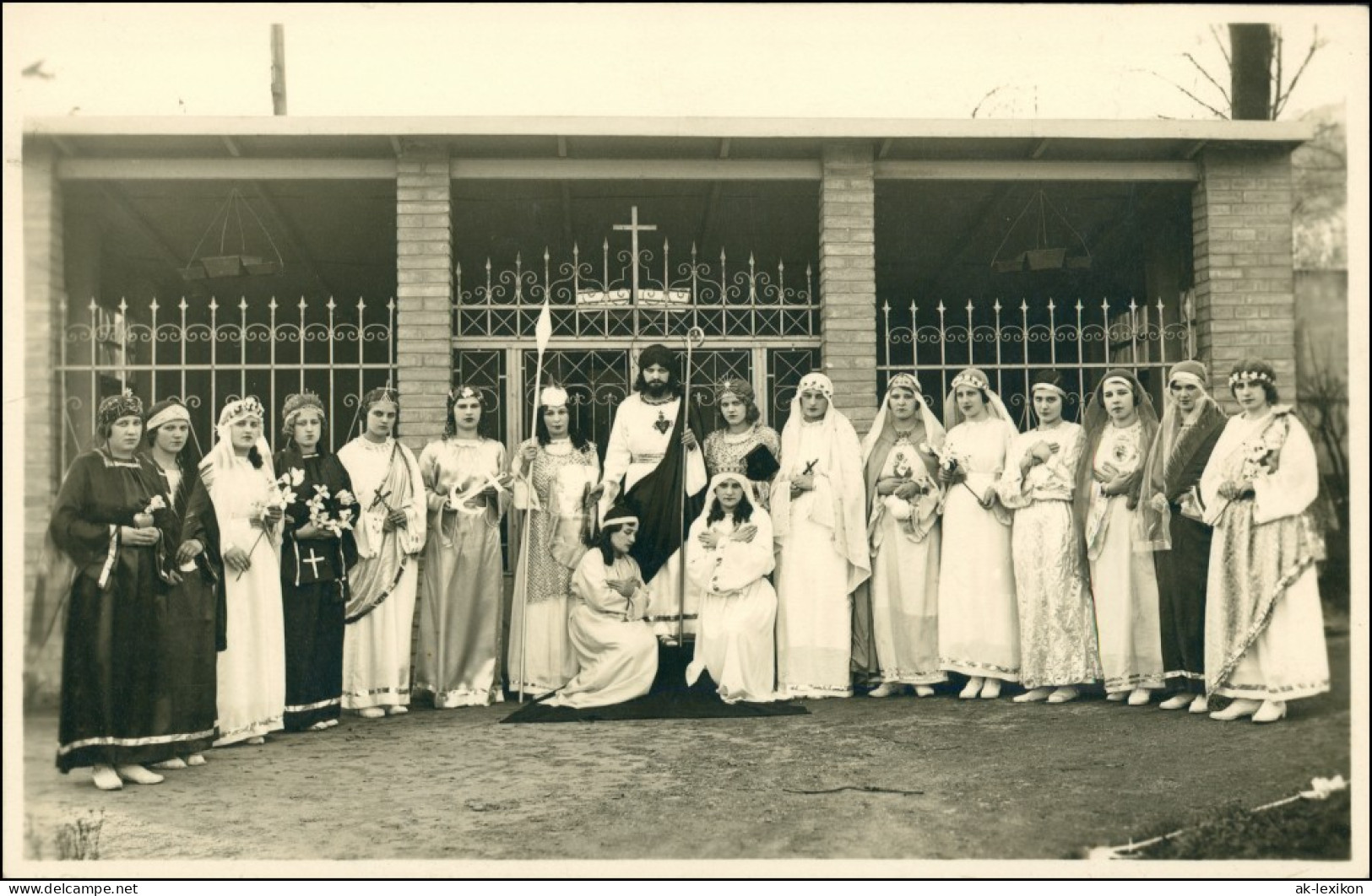 Foto  Religion/Kirche - Kirchspiel Schauspielgruppe 1928 Privatfoto - Autres & Non Classés