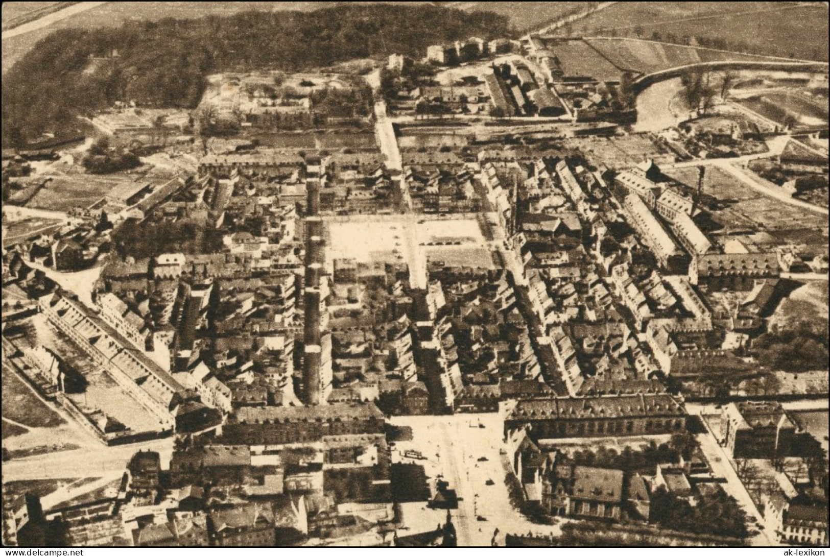 Ansichtskarte Saarlouis Luftbild 1932 - Andere & Zonder Classificatie