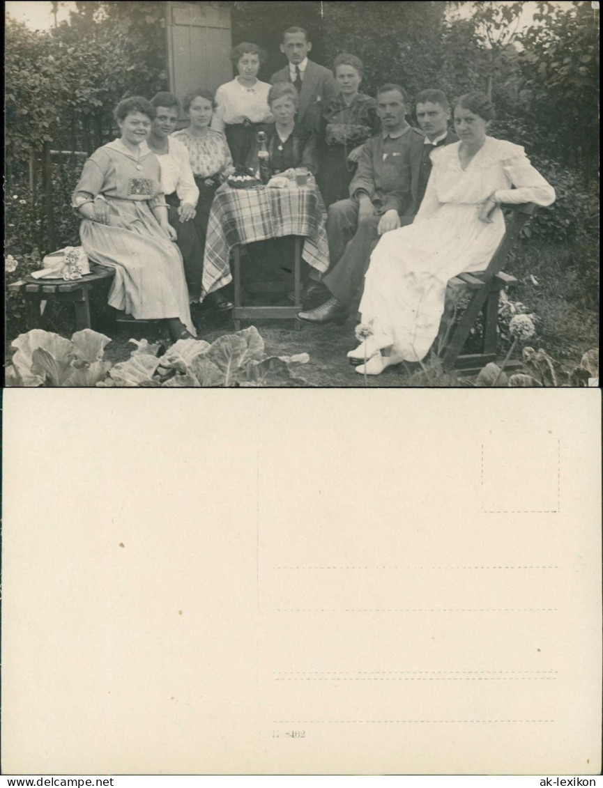 Schrebergarten/Kleingarten Familie Soldat Gartenlaube 1917 Privatfoto - Non Classés