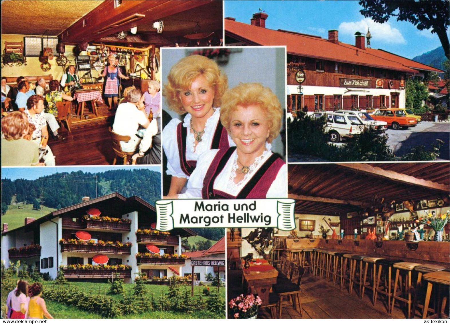 Ansichtskarte Reit Im Winkl Zum Kuhstall - Bei Maria Und Addi Hellwig 1988 - Reit Im Winkl