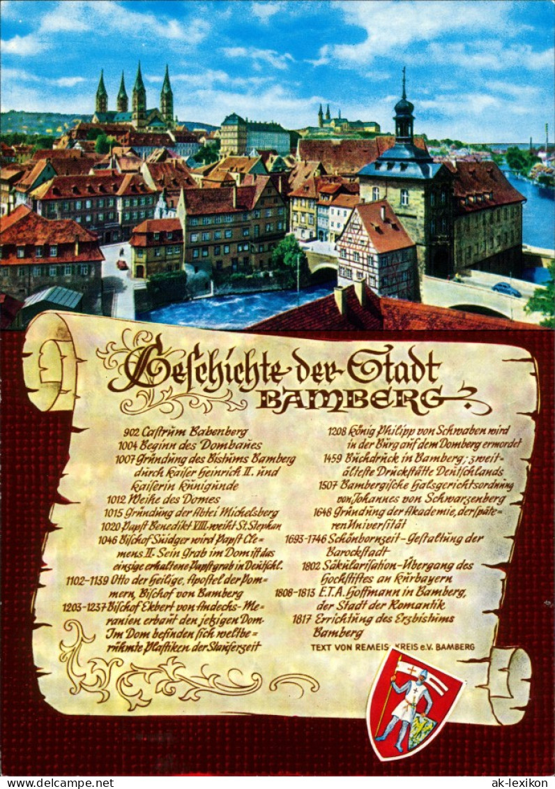 Ansichtskarte Bamberg Die Chronik Der Stadt 1960 - Bamberg