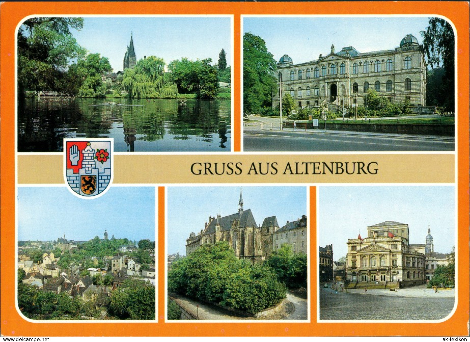 Ansichtskarte Altenburg Gruß Aus Altenburg 1986/1989 - Altenburg