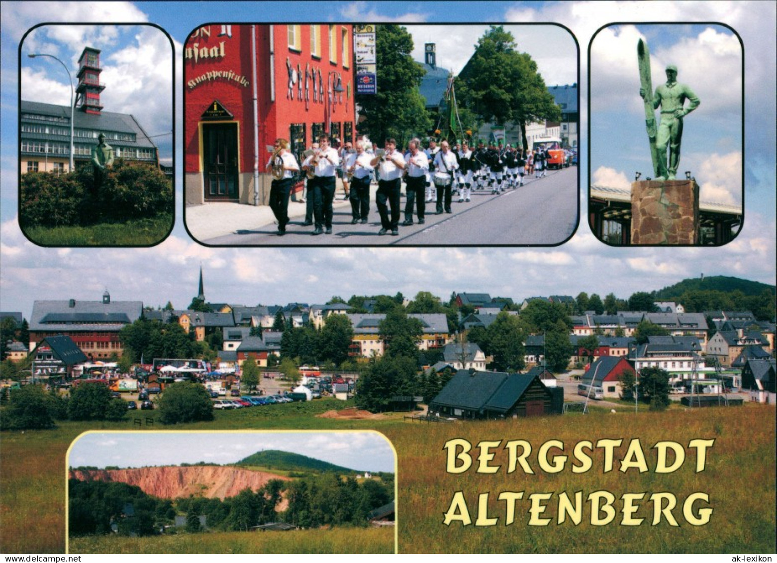 Altenberg (Erzgebirge) Mehrbild-AK Ua. Musikverein,  2010 - Altenberg