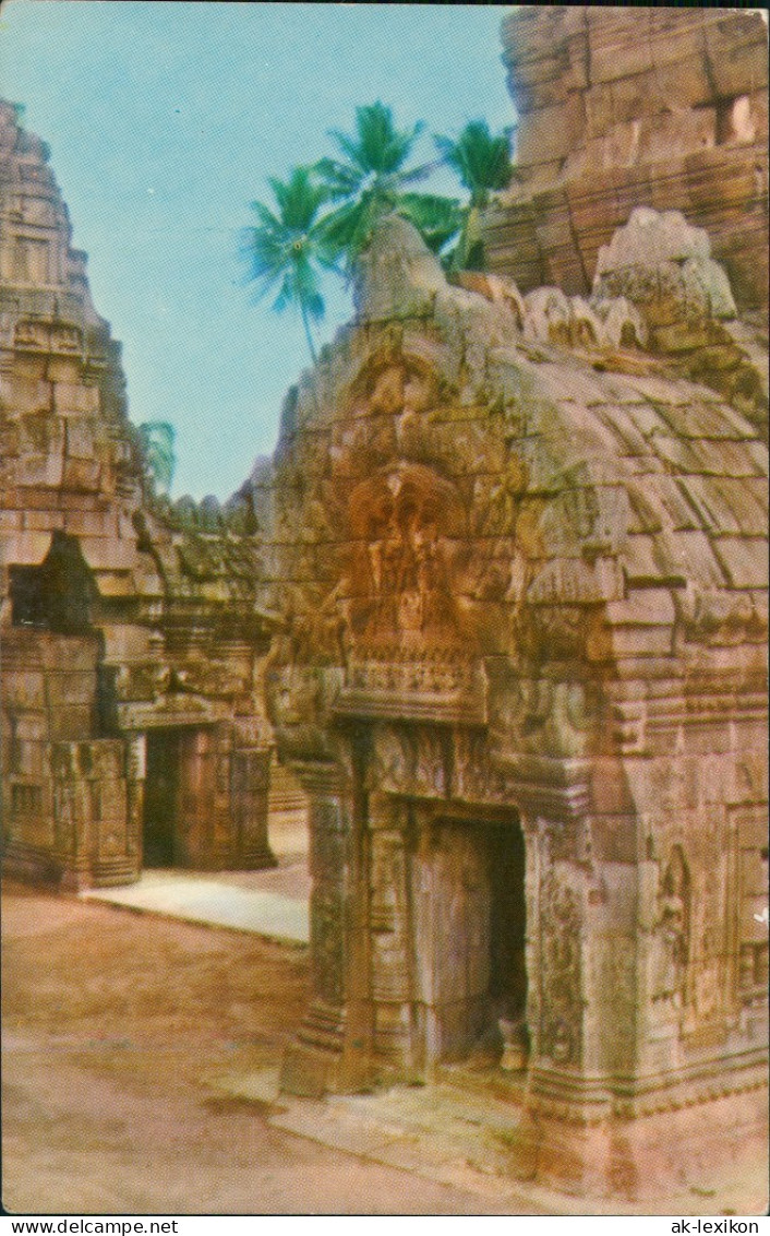 Postcard Siem Reap WAT ANGKOR CAMBODIA Postcard Color Postkarte 1975 - Cambodia