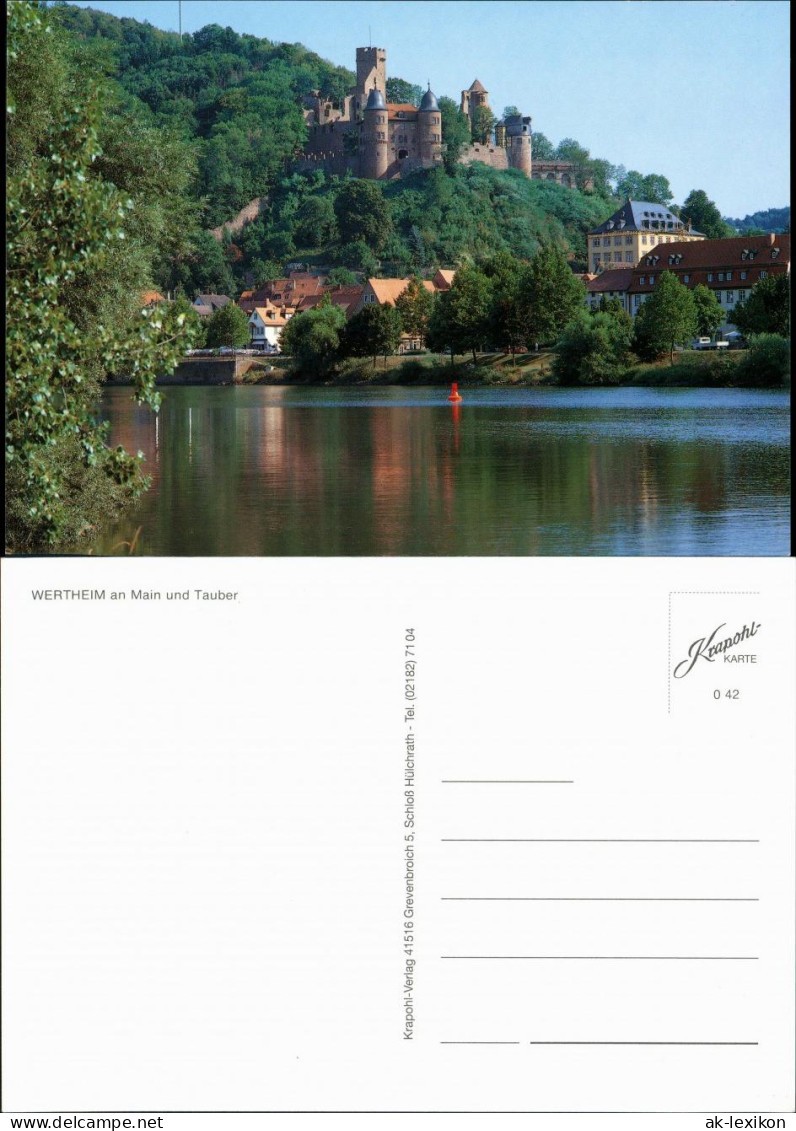 Ansichtskarte Wertheim Mainansicht Mit Häusern Und Burg 2000 - Wertheim