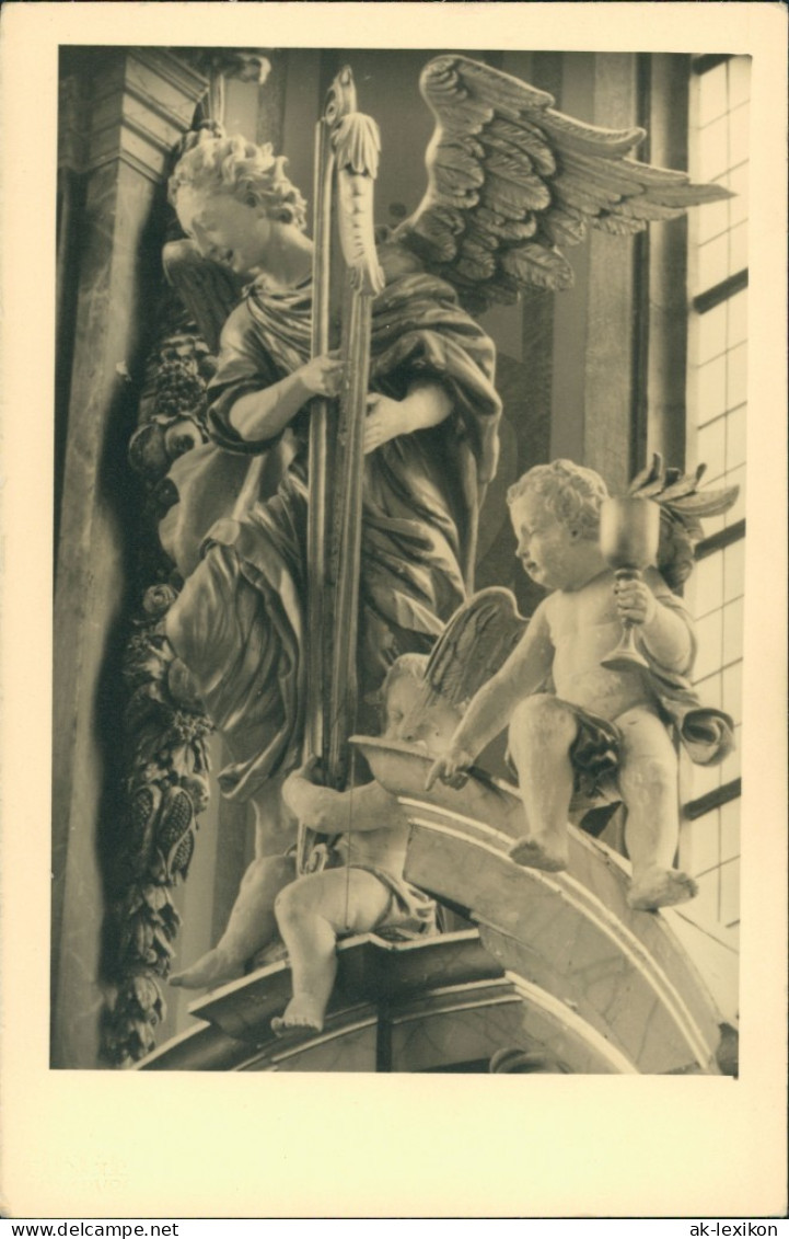 Ansichtskarte  Engel Engels Gruppe In Kirche, Foto-Hege 1925 - Andere & Zonder Classificatie