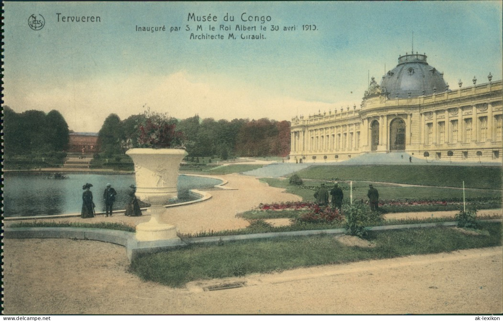 Tervuren (Tervueren) Musée Du Congo/Kongo Museum, Park, Außenanlagen 1910 - Other & Unclassified