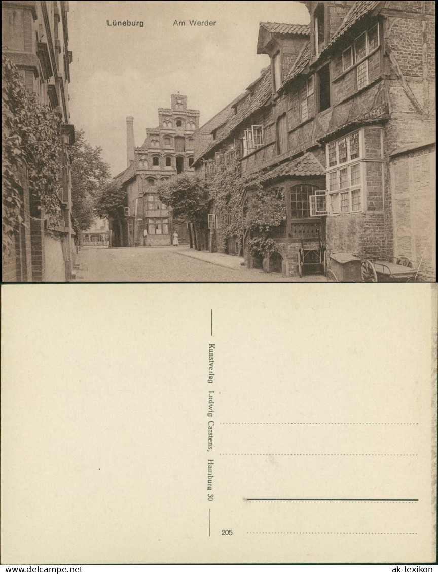 Ansichtskarte Lüneburg Am Werder 1918 - Lüneburg