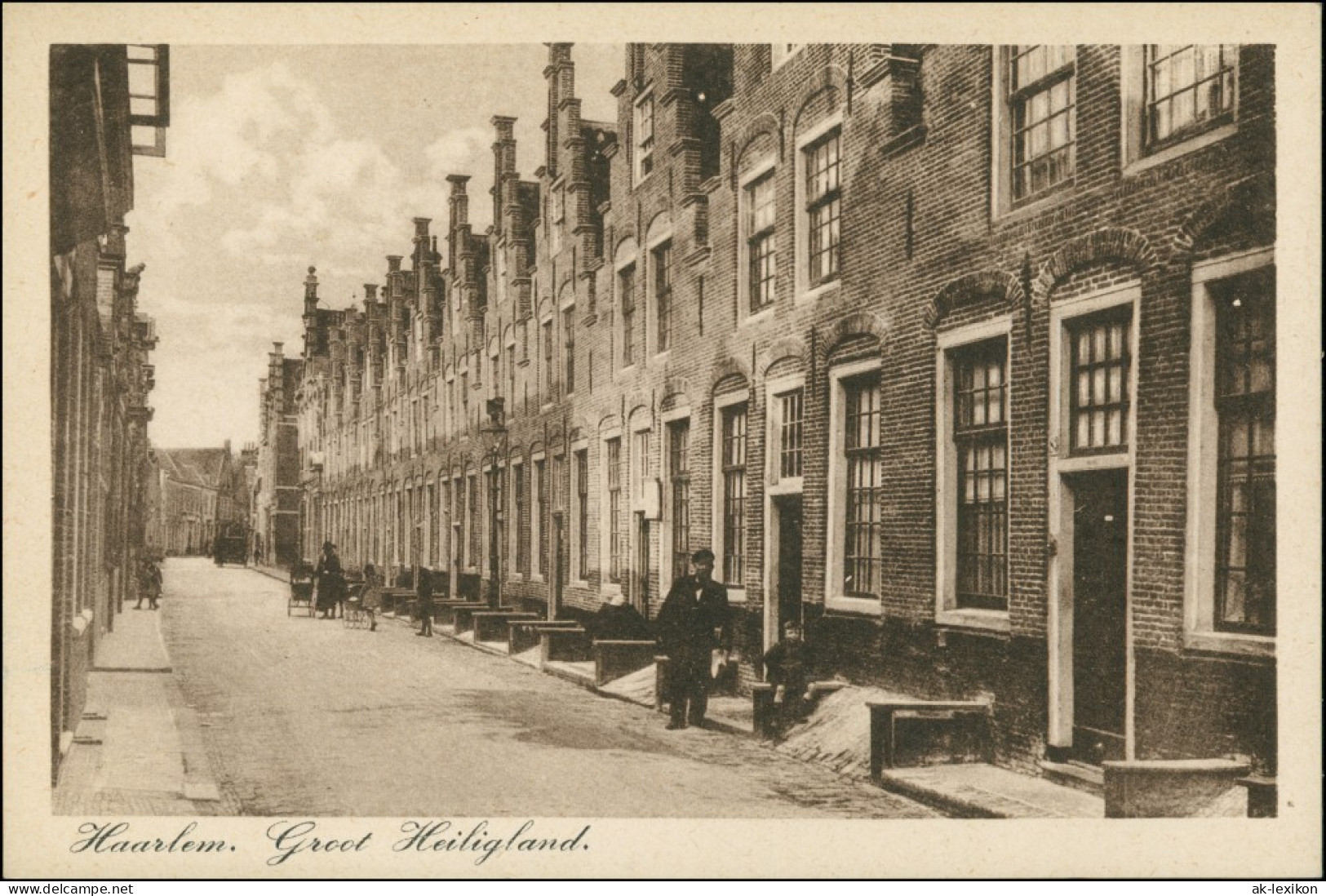 Postkaart Haarlem Groot Heiligland 1927 - Haarlem