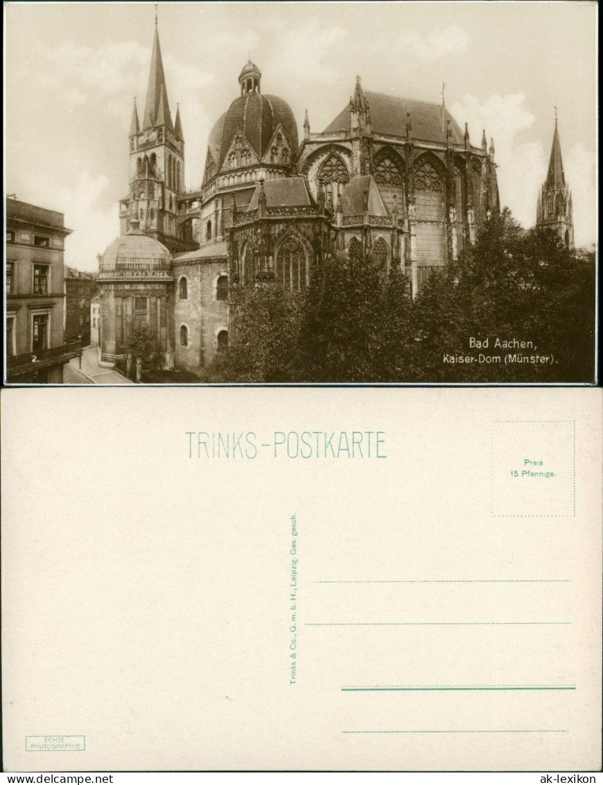 Ansichtskarte Aachen Aachener Dom Münster Bauwerk Kirche 1920 - Aachen