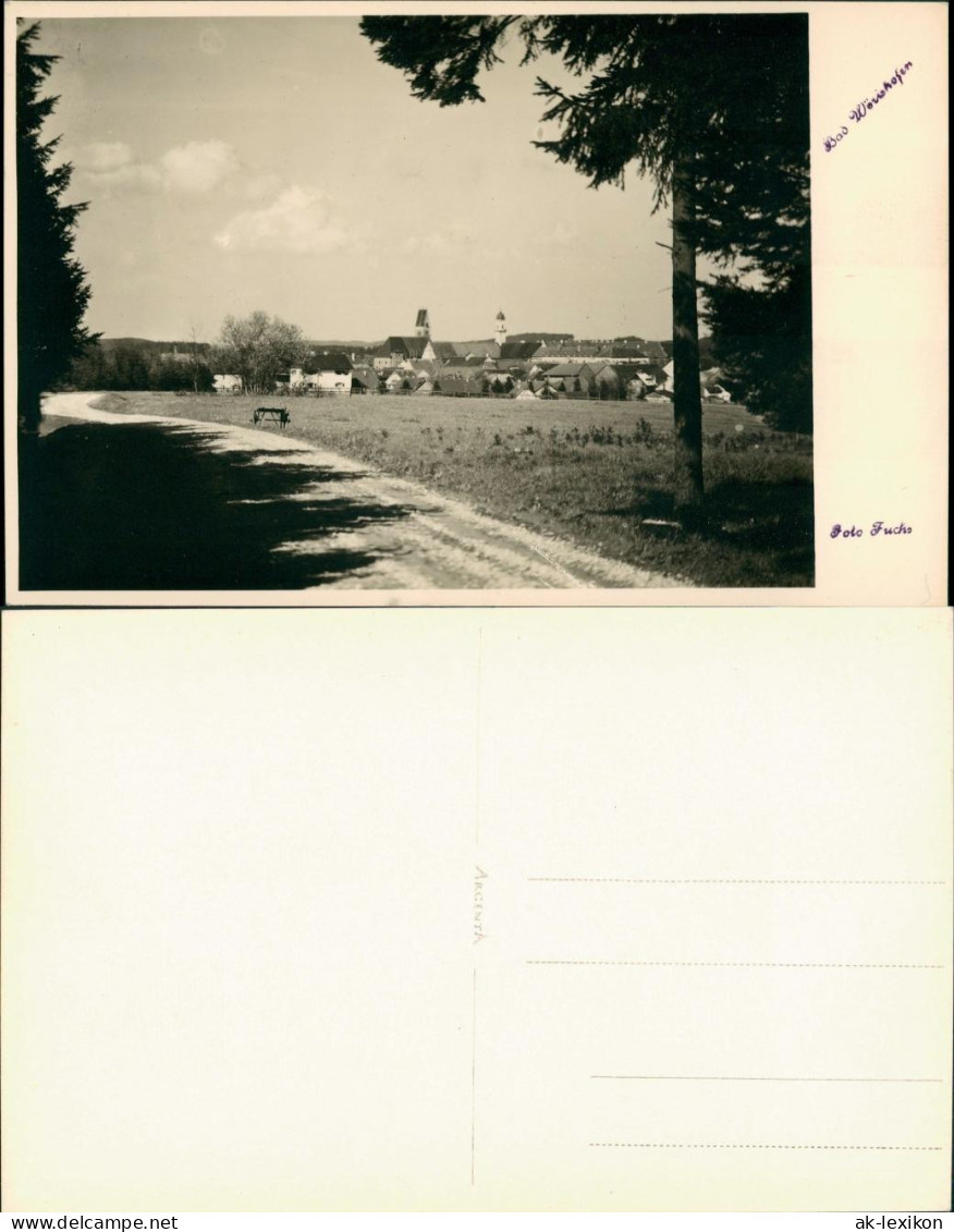 Ansichtskarte Bad Wörishofen Blick Vom Waldweg Auf Die Stadt 1927 - Bad Woerishofen