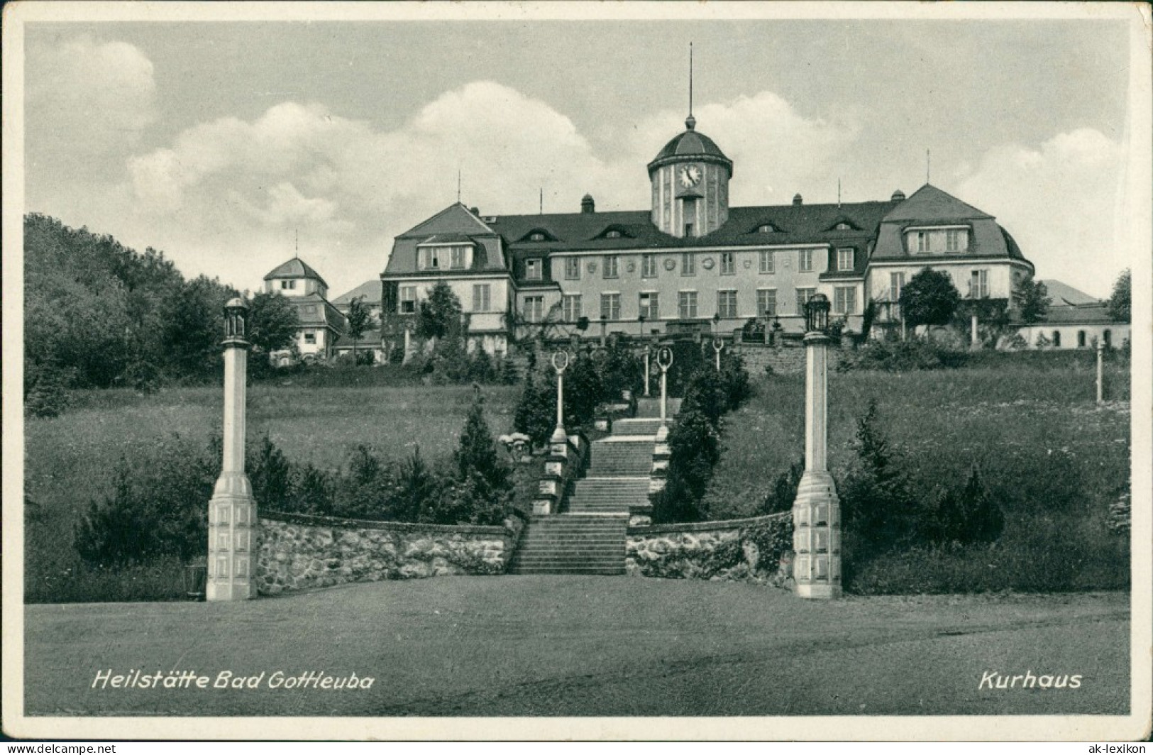 Ansichtskarte Bad Gottleuba-Bad Gottleuba-Berggießhübel Kurhaus 1935 - Bad Gottleuba-Berggiesshuebel