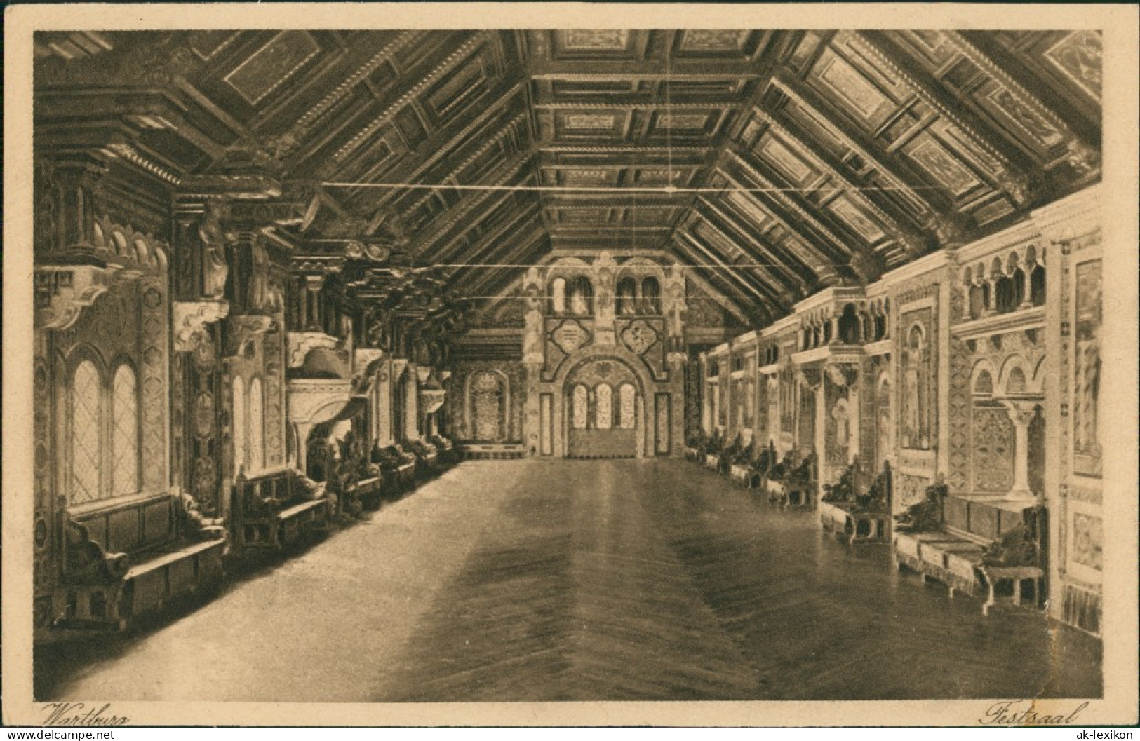 Ansichtskarte Eisenach Wartburg - Festsaal 1920 - Eisenach