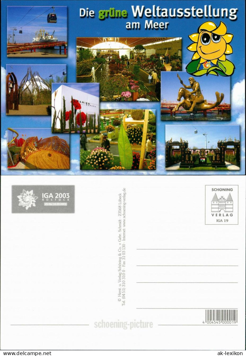 Ansichtskarte Rostock Die Grüne Weltausstellung Am Meer, IGA 2003 - Rostock