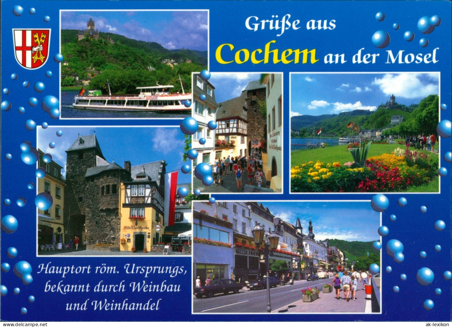 Cochem Kochem Mehrbild-AK Mit 5 Stadtteilansichten Grusskarte 2005 - Cochem