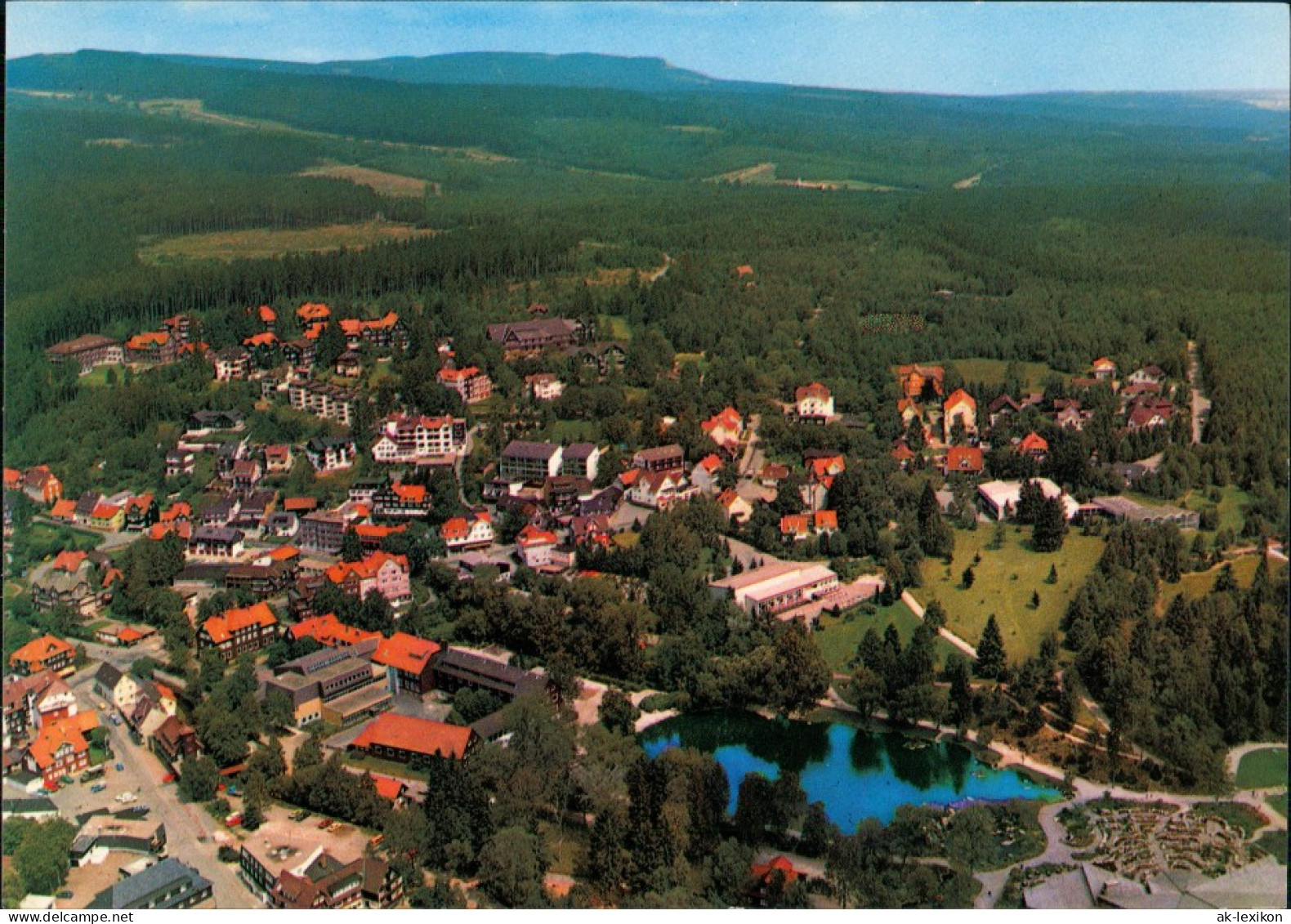 Ansichtskarte Braunlage Braunlage Vom Flugzeug Aus, Luftaufnahme 1980 - Braunlage