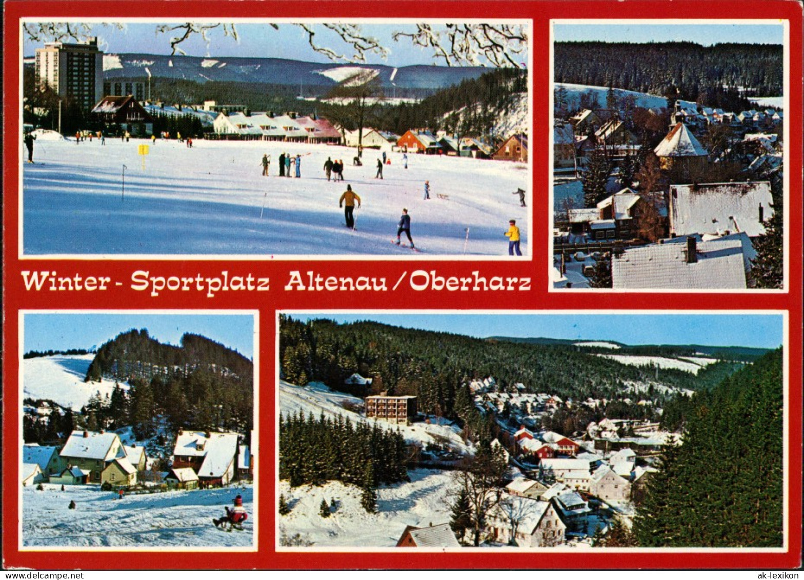 Altenau-Clausthal-Zellerfeld  -Ansichten Vom Winter-Sportplatz Oberharz 1995 - Altenau