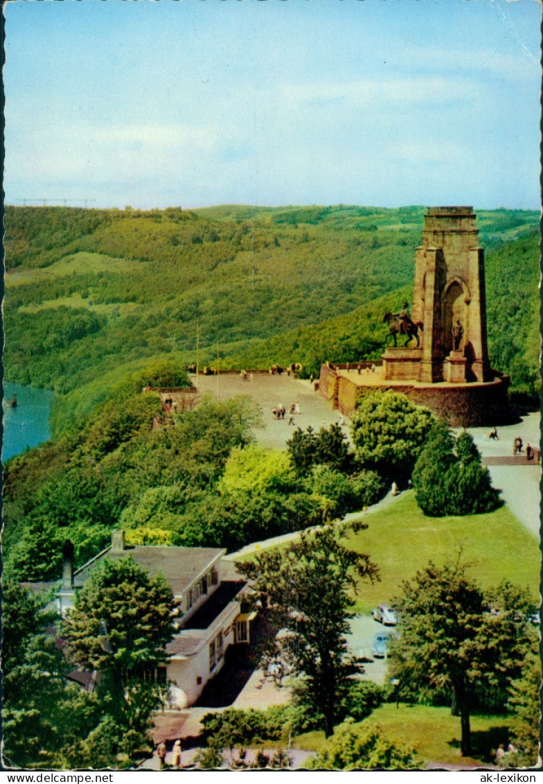 Ansichtskarte Syburg-Dortmund Hohensyburg Burg Gesamtansicht, Castle 1962 - Dortmund