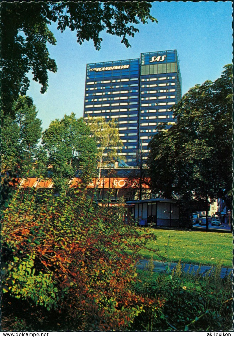 Postcard Oslo Kristiania SAS Hotel Scandinavia 1960 - Norwegen