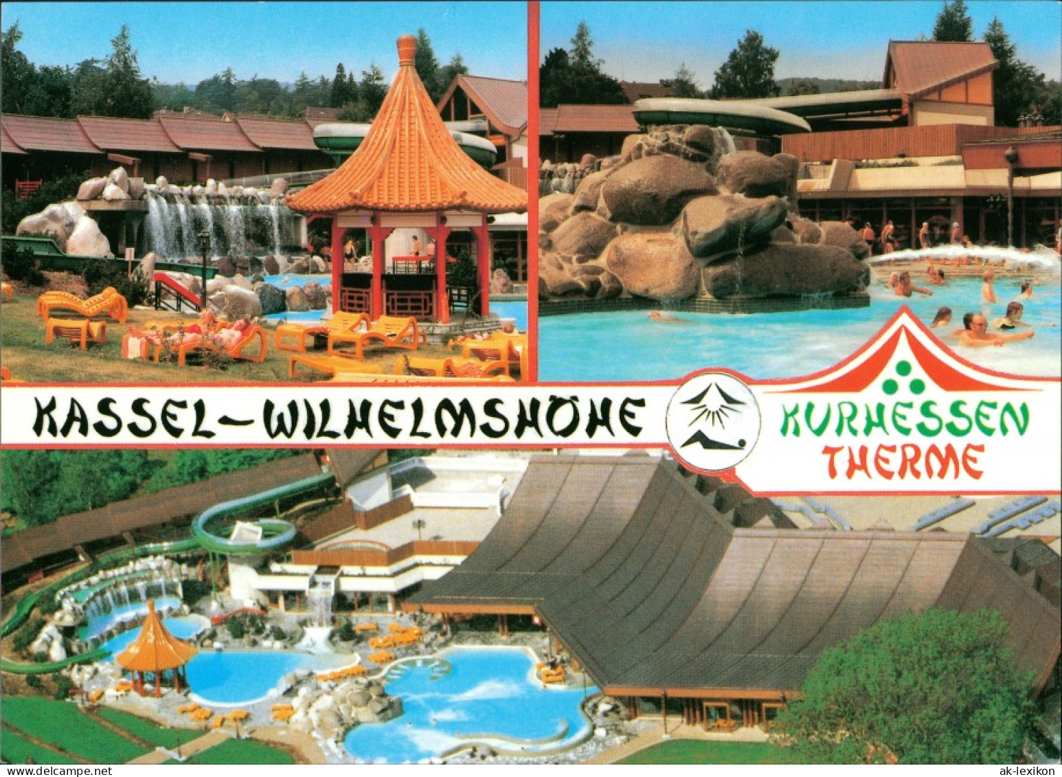 Bad Wilhelmshöhe-Kassel Cassel Kurhessen Therme Freizeit Badeanstalt  1989 - Kassel