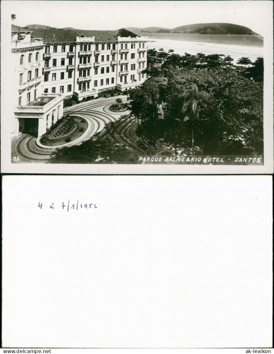 Foto Santos Parque Balneario Hotel 1934 Privatfoto - Sonstige & Ohne Zuordnung