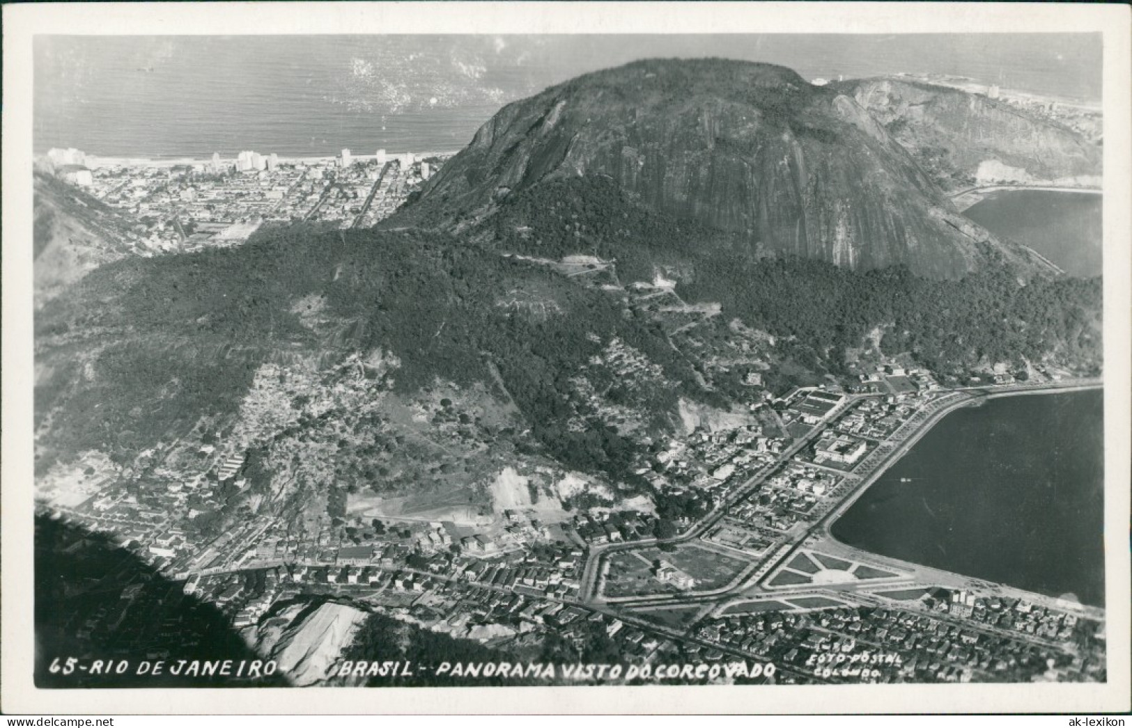 Postcard Rio De Janeiro Luftbild 1934 - Rio De Janeiro