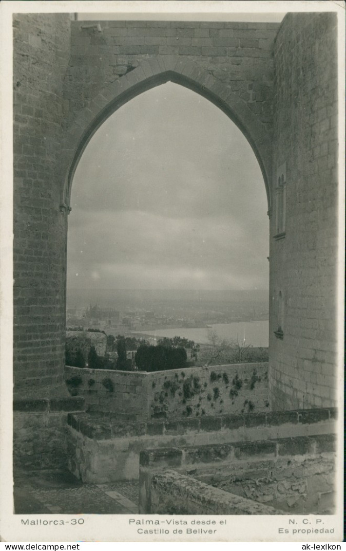 Postales Palma ( De Mallorca) Castillo De Bellver - General Vue 1932 - Autres & Non Classés