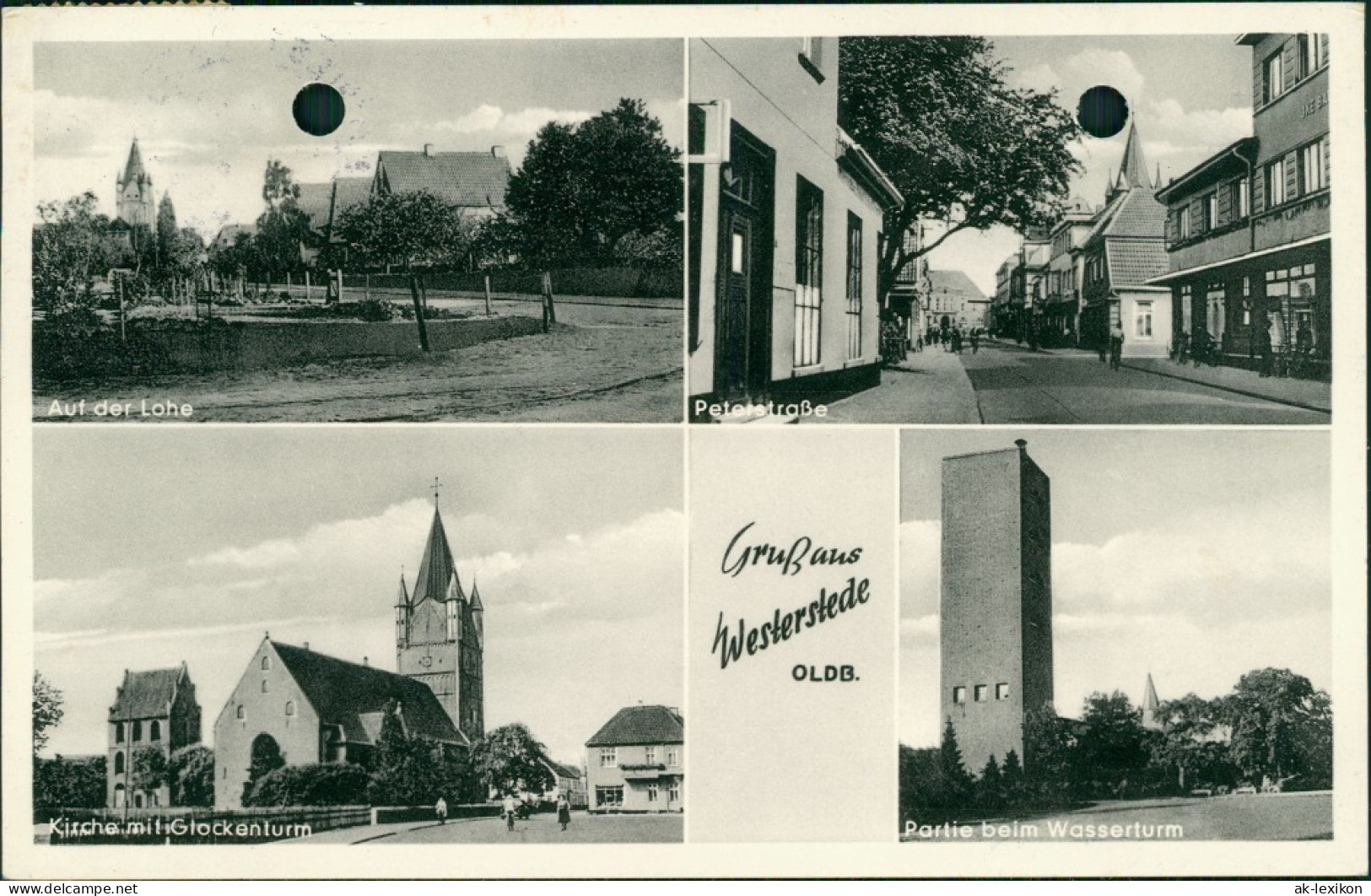 Ansichtskarte Westerstede Lohe, Peterstraße - 4 Bild 1959 - Westerstede