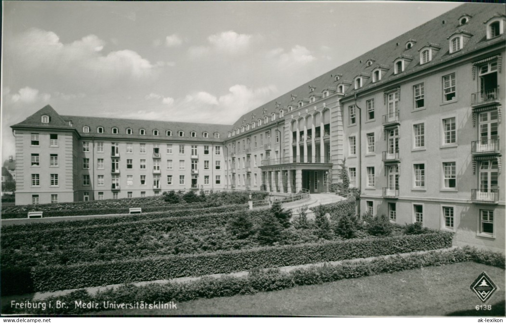 Ansichtskarte Stühlinger-Freiburg Im Breisgau Universitätsklinik 1932 - Freiburg I. Br.