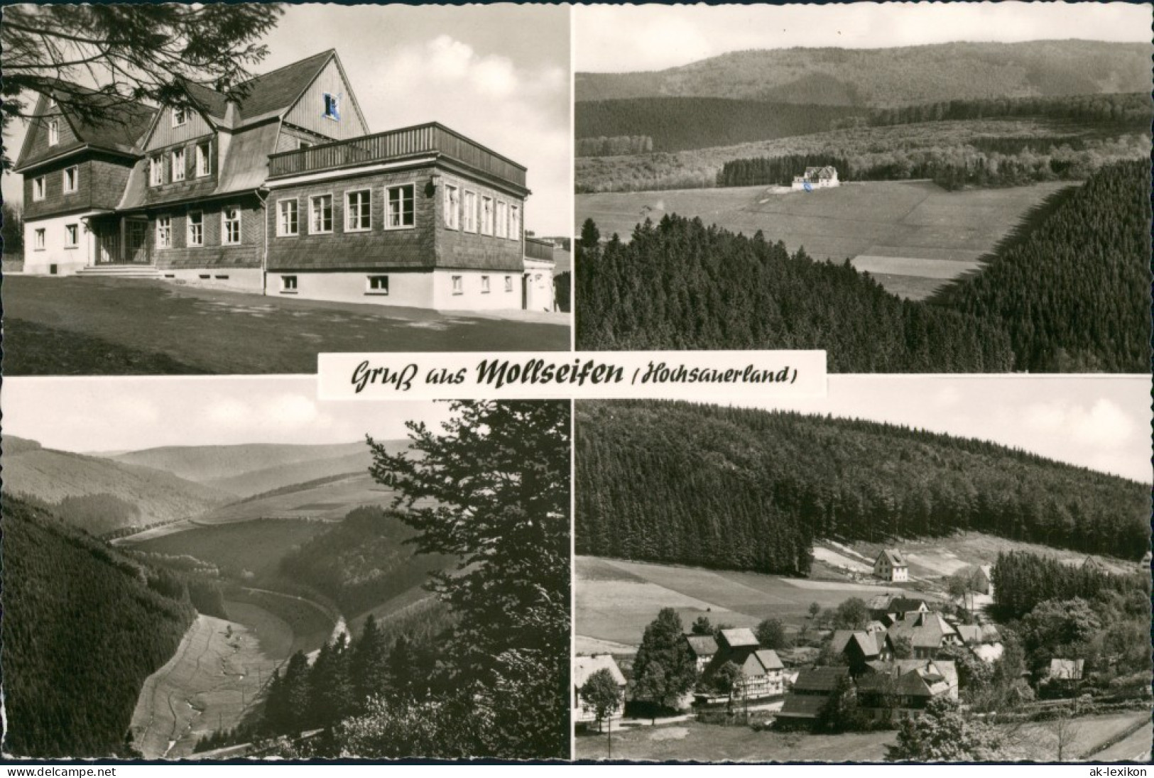 Ansichtskarte Mollseifen-Winterberg MB: Schullandheim Der Stadt Dortmund 1967 - Winterberg