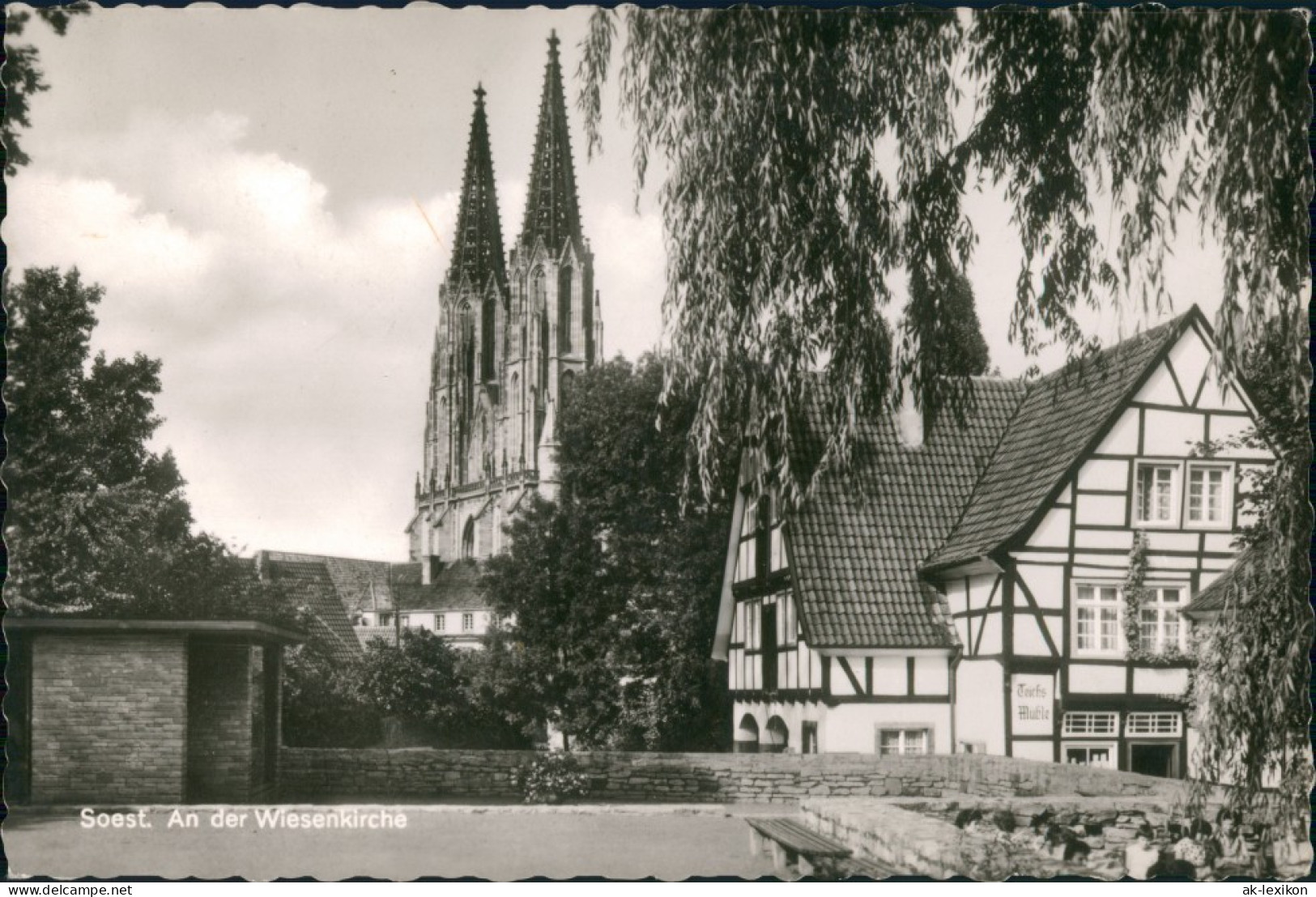 Ansichtskarte Soest Wiesenkirche Und Gasthaus 1962 - Soest