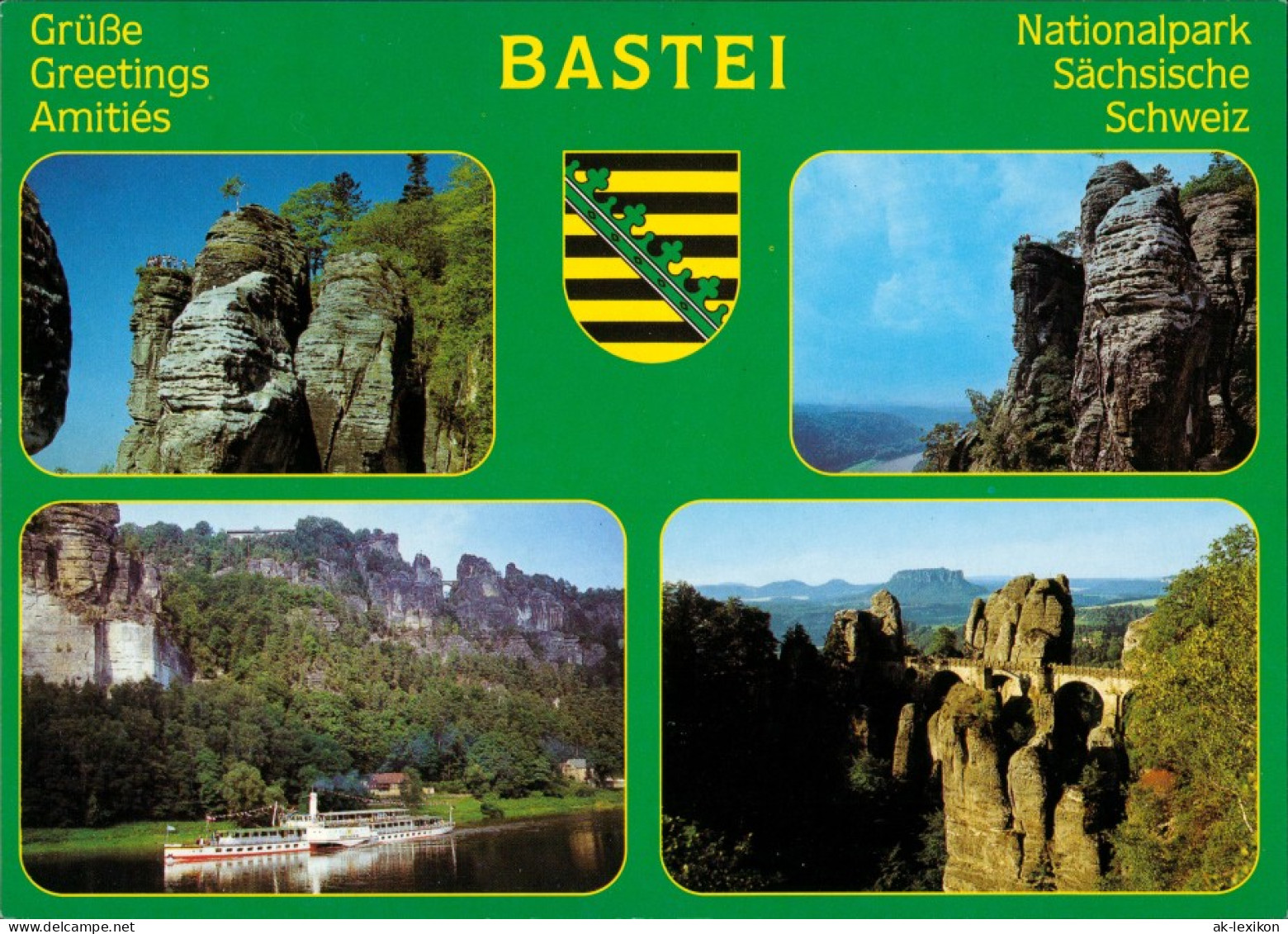 Ansichtskarte Rathen Die Bastei 1995 - Rathen