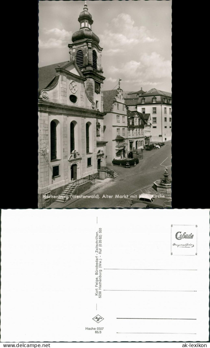 Ansichtskarte Hachenburg Alter Markt 1965 - Hachenburg